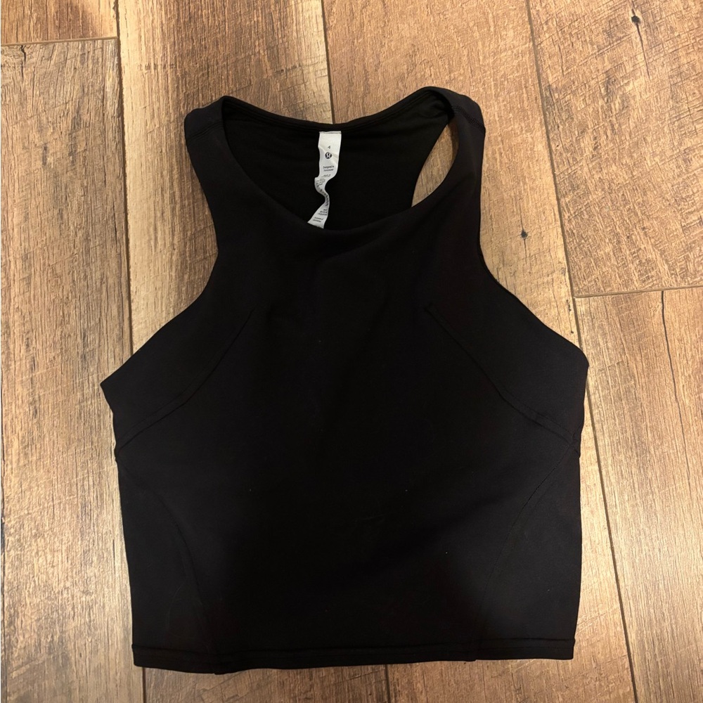 Lululemon Black Sleeveless Crop Top